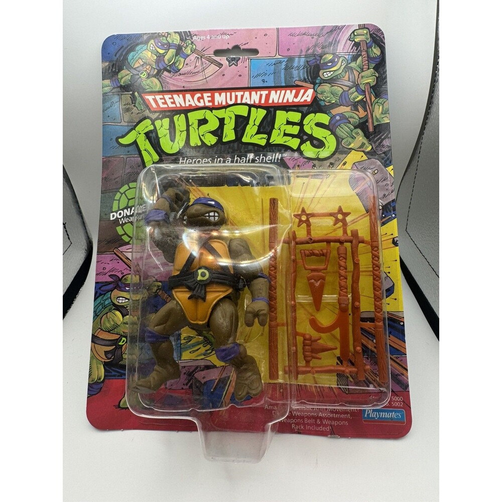 Vintage TMNT Donatello 10 Back Unpunched Teenage Mutant Ninja Turtles 1988